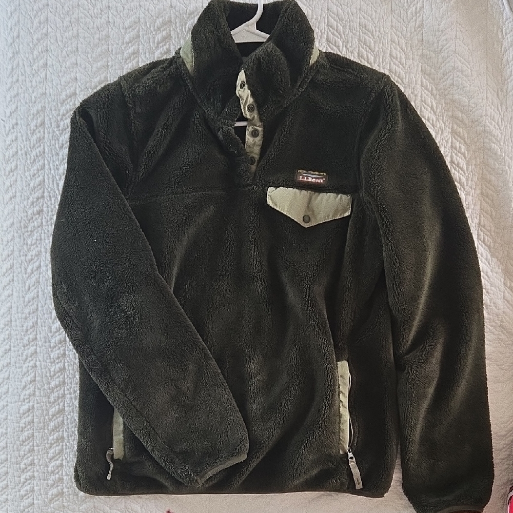 Fleece Pullover - Dark Green